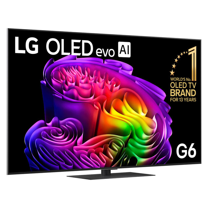 LG OLED evo AI G6 65-inch OLED65G6PSB television shown front-on